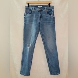 STS Blue Medium Wash Denim Riley High Rise Ankle Length straight Jeans size 29